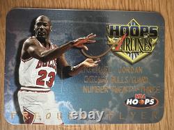 Michael Jordan 1997-98 Hoops #4 Frequent Flyer Club Bulls