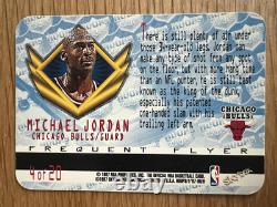 Michael Jordan 1997-98 Hoops #4 Frequent Flyer Club Bulls