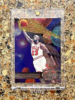 Michael Jordan 1997-98 SkyBox Metal Universe #23 Super Rare Chicago Bulls HOF