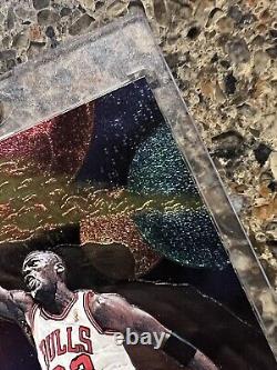 Michael Jordan 1997-98 SkyBox Metal Universe #23 Super Rare Chicago Bulls HOF