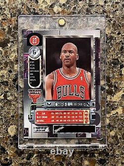 Michael Jordan 1997-98 SkyBox Metal Universe #23 Super Rare Chicago Bulls HOF