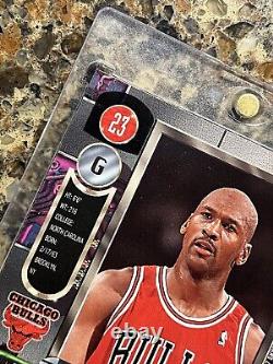 Michael Jordan 1997-98 SkyBox Metal Universe #23 Super Rare Chicago Bulls HOF