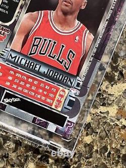 Michael Jordan 1997-98 SkyBox Metal Universe #23 Super Rare Chicago Bulls HOF