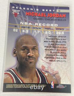 Michael Jordan 1997-98 Topps Chrome Shooting Stars Card #6 Seasons Best SP CLEAN