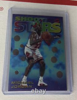 Michael Jordan 1997-98 Topps Chrome Shooting Stars Card #6 Seasons Best SP CLEAN