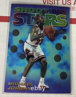 Michael Jordan 1997-98 Topps Chrome Shooting Stars Card #6 Seasons Best SP RARE