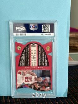 Michael Jordan 1997 SPx DIE-CUT GOLD #5 PSA 7 NM