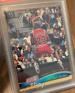 Michael Jordan 1997 Stadium Club #118 1st Day Issue PSA 9
