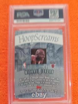Michael Jordan 1997 Stadium Club Hoop Screams Chicago Bulls PSA 9 Mint