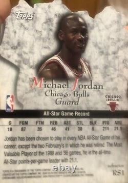 Michael Jordan 1997 Topps Rock Stars Die-cut Refractor Gem Near-mint