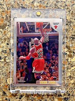 Michael Jordan 1998-99 Topps Chrome Preview #77 Chicago Bulls HOF RARE MINT