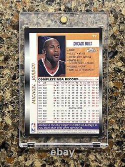 Michael Jordan 1998-99 Topps Chrome Preview #77 Chicago Bulls HOF RARE MINT