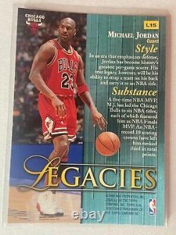 Michael Jordan 1998-99 Topps Legacies Insert Card #L15 Refractor Holo RARE