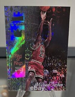 Michael Jordan 1998-99 Topps Stadium Club Royal Court King Of Kings Refractor