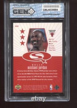 Michael Jordan 1998-99 UD Choice RED #SQ30 Starquest Chicago Bulls GEM MINT 10