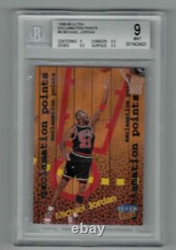 Michael Jordan 1998 Fleer Ultra Exclamation Points #6 BGS 9 MINT