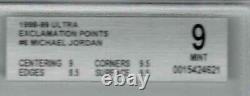 Michael Jordan 1998 Fleer Ultra Exclamation Points #6 BGS 9 MINT