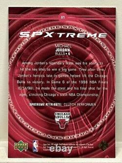 Michael Jordan 1999 UD SPx SPXtreme Insert X1 CHICAGO BULLS