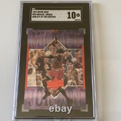 Michael Jordan 1999 Upper Deck Athlete of the Century #90 SGC 10 POP 1