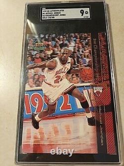 Michael Jordan 1999 Upper Deck Authenticated #2 Numbered /#300 Gold Jumbo (RARE)