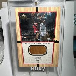 Michael Jordan 2000 Upper Deck Century Legends MJ's Final Floor Jumbo RARE LOOK