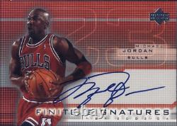 Michael Jordan 2003-04 Upper Deck Finite Auto Signatures /23 PSA 9 NBA