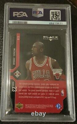 Michael Jordan 2004-05 Upper Deck Black Diamond Cuts Double Red Psa 9 Nm-mt