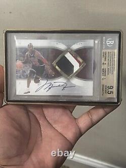 Michael Jordan 2006-07 UD Exquisite Autograph Patches /100 BGS 9.5