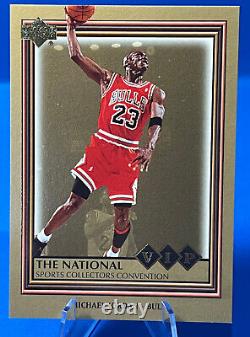 Michael Jordan 2006 Upper Deck National Convention Gold VIP #NBA1 Extremely Rare