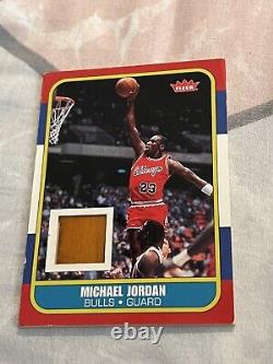 Michael Jordan 2007 Fleer 1986 Rookie Card RC Floor Patch RCF Rare