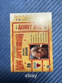 Michael Jordan 2009-10 Upper Deck Now Appearing Insert HTF Rare Scarface