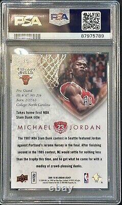 Michael Jordan 2009 Upper Deck Jordan Legacy Gold #18 PSA 10