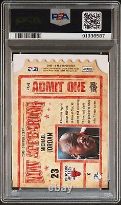 Michael Jordan 2009 Upper Deck Now Appearing #NA-6 PSA 9