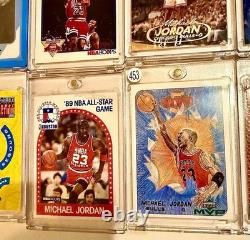 Michael Jordan 22 Card Lot 90's Inserts, Black Diamond MVP All-Star Bulls NBA