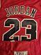 Michael Jordan #23 Chicago Bulls Signed Red Home Jersey Hologram Authenticated