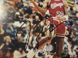 Michael Jordan #23 Hand-Signed Autograph 8x10 Photograph WithCOA Rookie Slam-Dunk