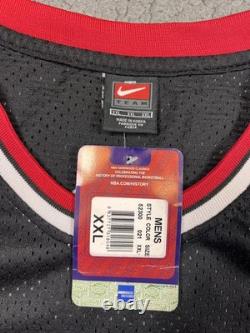 Michael Jordan 23 VTG Chicago Bulls Jersey Mens 2XL Black NBA Basketball Nike