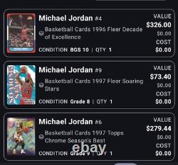Michael Jordan 3 Graded Slabs Lot