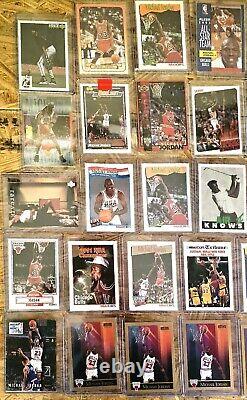 Michael Jordan 45 Card Lot Chicago Bulls NBA In Top Loaders Great Shape