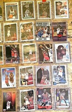 Michael Jordan 45 Card Lot Chicago Bulls NBA In Top Loaders Great Shape