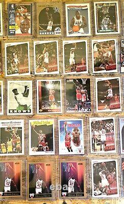 Michael Jordan 45 Card Lot Chicago Bulls NBA In Top Loaders Great Shape