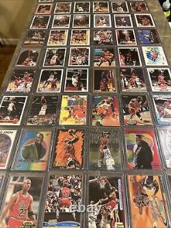 Michael Jordan? 50X Card Lot Base NO DUPES Upper Deck Fleer Topps Hoops