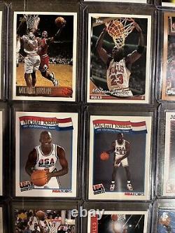 Michael Jordan? 50X Card Lot Base NO DUPES Upper Deck Fleer Topps Hoops