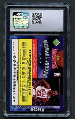 Michael Jordan #52 Topps Archives 1992-93 Chicago Bulls Basketball Card CSG 9.5