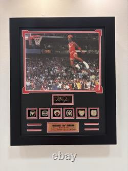 Michael Jordan 6 Time NBA Champion Ring Frame