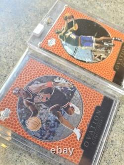 Michael Jordan #7 & Kobe Bryant #29 Upper Deck Ovation 1999-00 2 Card Lot