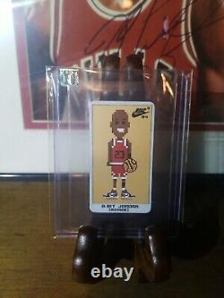 Michael Jordan 8 Bit Card 1984 bullseye mnt & Nintendo MJ v LB rare