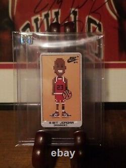 Michael Jordan 8 Bit Card 1984 bullseye mnt & Nintendo MJ v LB rare