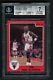Michael Jordan #8 STAR 1986 The 1986 Playoffs Card Chicago Bulls BAS Grade 7