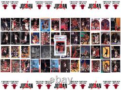 Michael Jordan 80's/90's Starter Collection 88 Fleer Psa 7 + 50 Cards Bulls